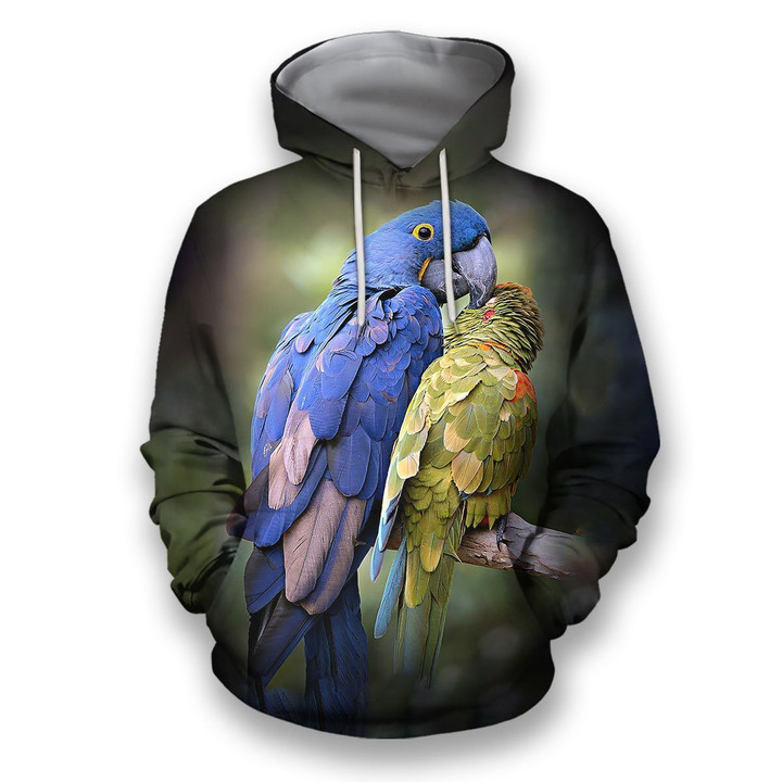 3D All Over Print Bird'S Of A Feather Hoodie