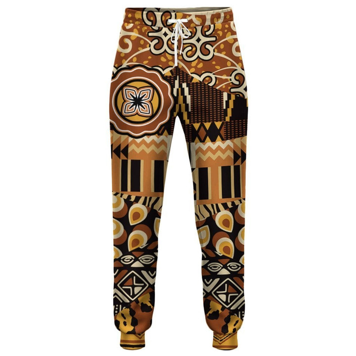 African Clothing - Nserewa Jogger Pant Leo Style