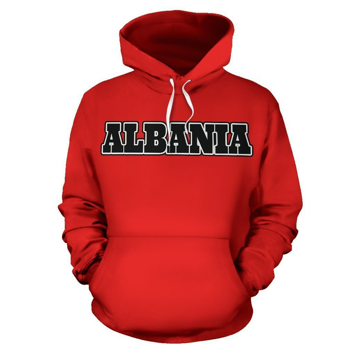 Albania All Over Hoodie - Coat Of Arm Nnk 1120