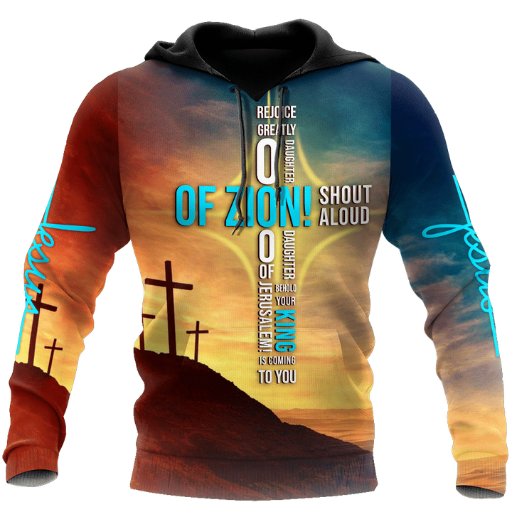 Premium Unisex Hoodie 3D All Over Printed Easter Day Christian Jesus No47 Ml