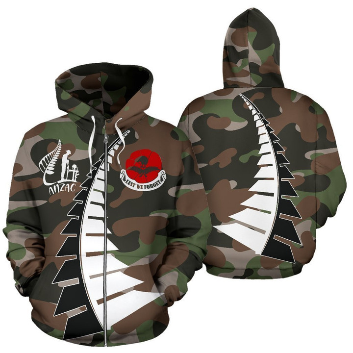 Lest We Forget Hoodie New Style Camo K4
