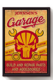 Mechanic Build And Repair For Mechanic Gift Mechanic Sign Car Dealer Auto Repair Garage Framed Canvas Framed Matte Canvas 8x10