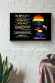 To My Love I Love You To The Moon And Back Lgbtqia Canvas Painting Ideas, Canvas Hanging Prints, Gift Idea Framed Prints, Canvas Paintings Wrapped Canvas 12x16