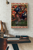 Vintage Rugby Everything Will Kill You So Choose Something Fun Canvas Painting Ideas, Canvas Hanging Prints, Gift Idea Framed Prints, Canvas Paintings Wrapped Canvas 8x10