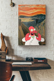 Zoidberg The Scream Edvard Munch Canvas Painting Ideas, Canvas Hanging Prints, Gift Idea Framed Prints, Canvas Paintings Wrapped Canvas 8x10