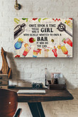 There Was A Girl Who Really Wanted To Own A Bar It Was Me Bartender Canvas Painting Ideas, Canvas Hanging Prints, Gift Idea Framed Prints, Canvas Paintings Wrapped Canvas 8x10