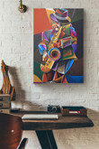 Saxophone Art Man Canvas Painting Ideas, Canvas Hanging Prints, Gift Idea Framed Prints, Canvas Paintings Wrapped Canvas 8x10