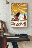 You And Me We Got This Couple On The Beach With Their Dogs Canvas Painting Ideas, Canvas Hanging Prints, Gift Idea Framed Prints, Canvas Paintings Wrapped Canvas 12x16