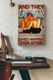 They Lived Happily Ever After Lover Canvas Painting Ideas, Canvas Hanging Prints, Gift Idea Framed Prints, Canvas Paintings Wrapped Canvas 8x10