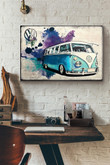 Volkswagen Van Canvas Painting Ideas, Canvas Hanging Prints, Gift Idea Framed Prints, Canvas Paintings Wrapped Canvas 8x10