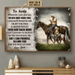 Aeticon Gifts Personalized Horse Wherever Your Journey Canvas Home Decor Wrapped Canvas 8x10