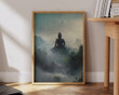 Buddha Art Print Buddha Statue In The Forest Relaxing Zen Buddhism Art Large Living Room Wall Art Decor Ready To Hang Framed Poster
