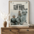 Star Wars Episode Vi Return Of The Jedi Movie Poster Print, Modern Illustration Film Posters, Vintage Wall Art Home Decor Framed Poster Gift