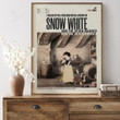 Snow White And The Seven Dwarfs Disney Movie Poster Print, Modern Framed Animation Posters, Vintage Retro Wall Art Home Decor Theme Poster