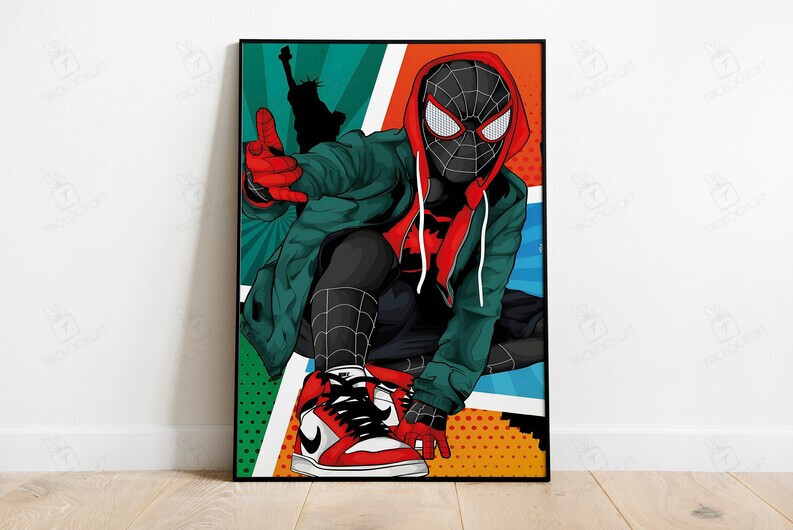 Spider Man Poster Movie Poster Series Poster Home Decor Wall Decor Famous Wall Art Vintage Poster