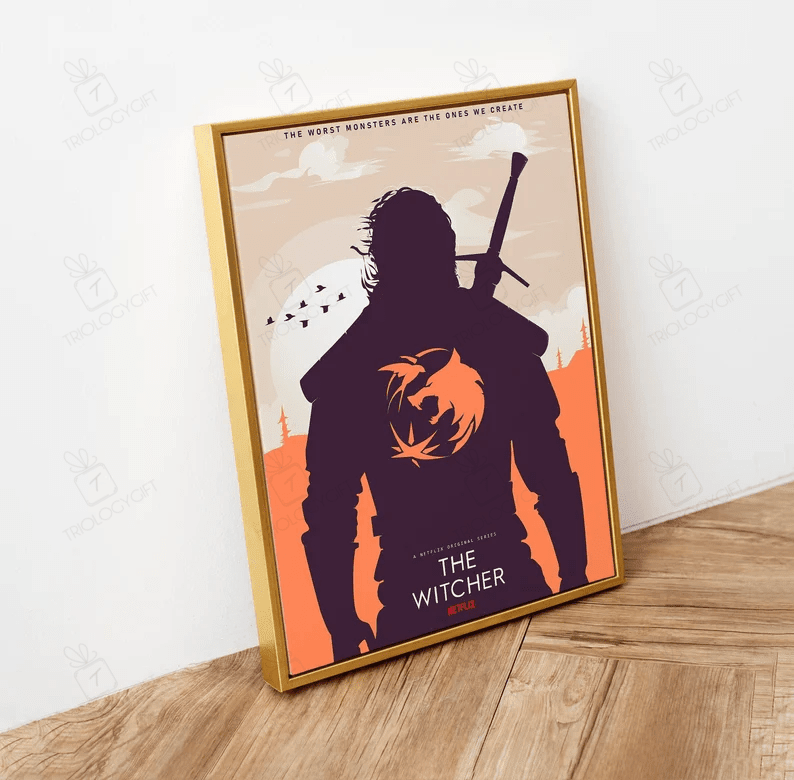 Witcher Poster Cd Project Witcher 3 Game Poster Geralt Of Rivia Poster Witcher Henry Cavill Witcher Geralt Home Decor Wall Art 7