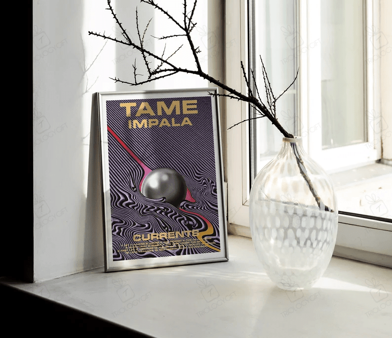 Tame Impala Poster Music Poster Music Lovers Home Decor Wall Decor Famous Wall Art Vintage Poster