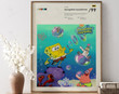 Spongebob Squarepants Cartoon Movie Poster Print, Minimalist Animation Kids Tv Sea Sponge Posters, Vintage Retro Wall Art Home Decor Poster