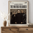 The Matrix Reloaded Sci-Fi Movie Poster Print, Modern Film Quote Posters, Vintage Retro Wall Art Home Decor Framed Cinematic Poster Gift