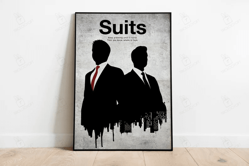 Suits Poster Tv Series Poster Series Poster Home Decor Wall Decor Famous Wall Art Vintage Poster