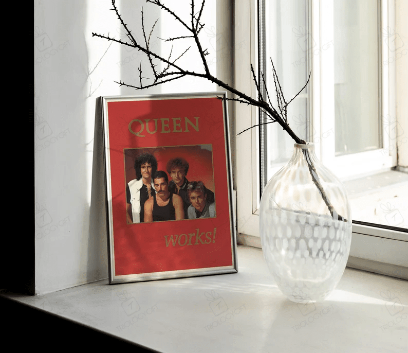 Queen Poster Music Poster Rock'N Roll Poster Music Lovers Home Decor Wall Decor Famous Wall Art Vintage Poster