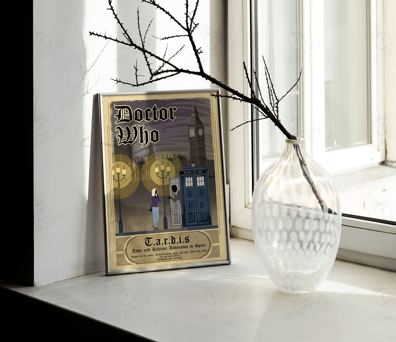 Doctor Who Tardis Poster Movie Poster Series Poster Home Decor Wall Decor Famous Wall Art Vintage Poster