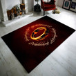 Personalized Lord Of The Rings Vortex Illusion Area Rug Hot Rod Rug For Garage, Automotive Garage Rug