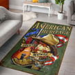 American Heritage Country Music Area Rug Hot Rod Rug For Garage, Automotive Garage Rug