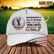 Custom With Name A 3D Cap For Golf Man, Never Underestimate An Old Man Who Loves Golf, Cap Hat For Golf Lover