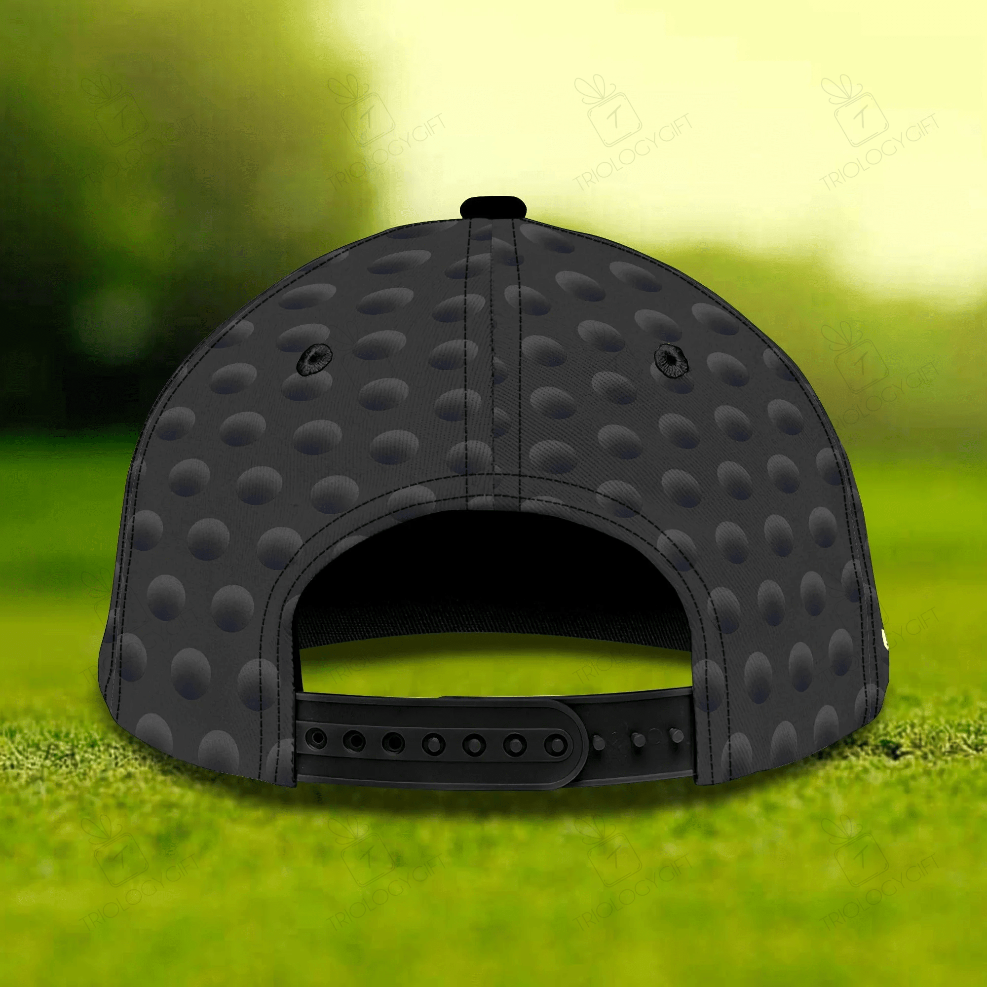 Custom With Name 3D Full Print Baseball Golf Cap, Golfing Classic Hat For Men, Birthday Gift To Golf Lovers
