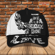 Personalized Motorcycle Racing 3D Full Printed Cap Hat, Life Is A Crazy Ride Baseball Cap Hat