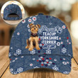 Proud Teacup Yorkshire Terrier Mom Baseball Cap Hat For Summer, Dog Mom Classic Cap Hat