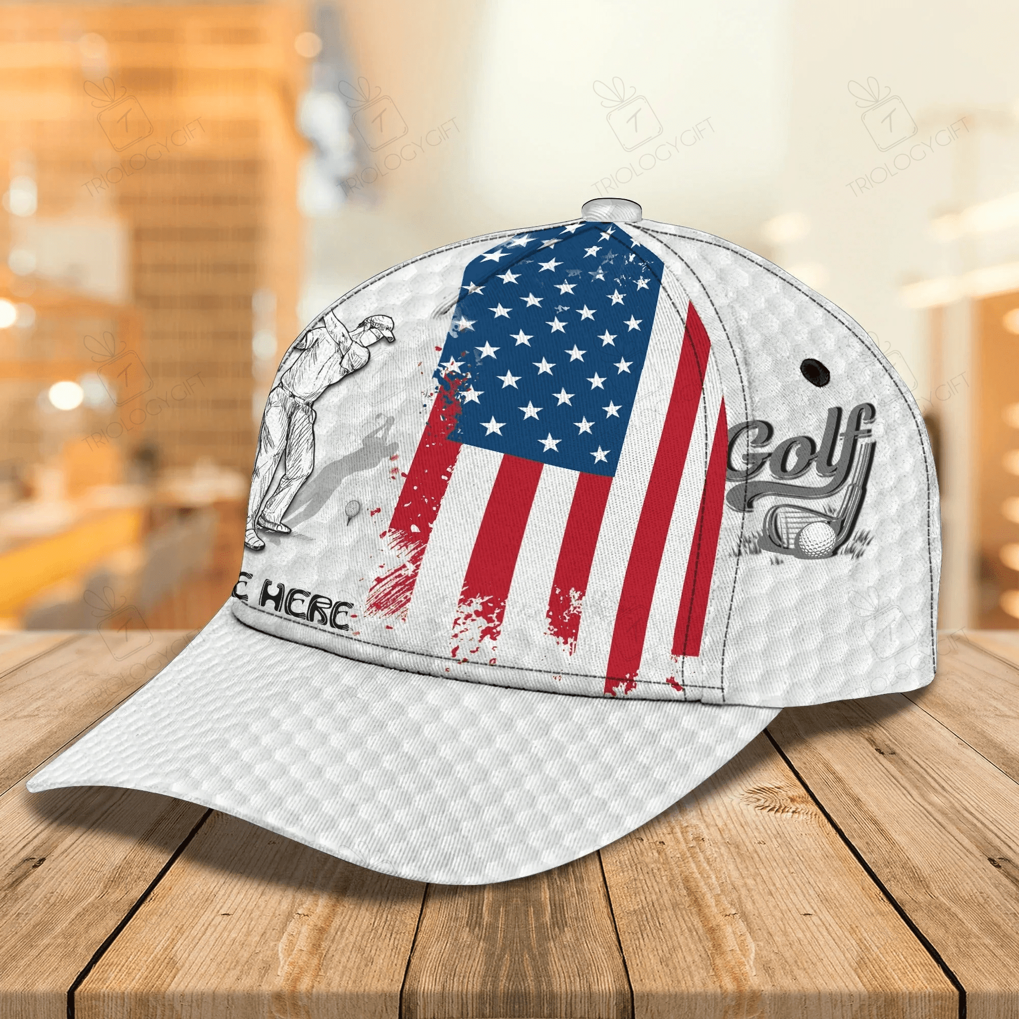 Personalized Baseball Golf Cap For Men, Golfer Cap For Man, Birthday Golfer Gifts, Man Golf Cap