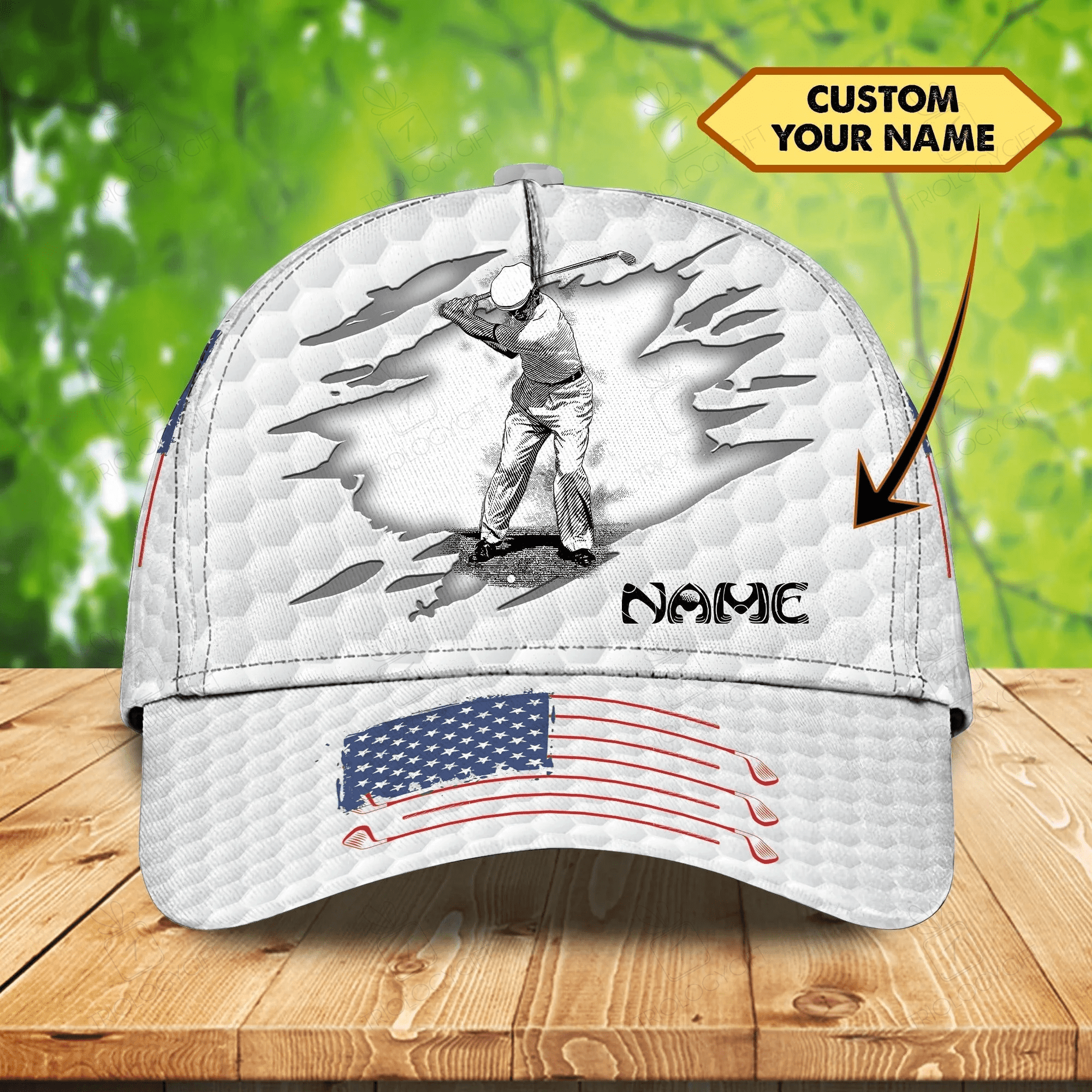 Custom With Name A 3D Cap For Golf Man, Never Underestimate An Old Man Who Loves Golf, Cap Hat For Golf Lover