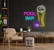 Pool Bar Neon Sign, Pool Bar Led Sign, Billiards Led Sign, Custom Neon Sign, Shop Neon, Home Decor, Pool Pub Neon Sign, Christmas Gifts