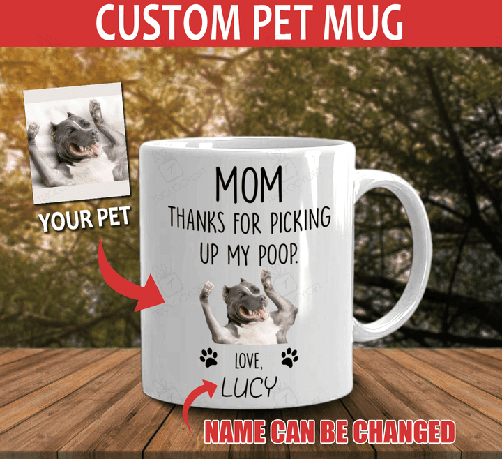 Pitpull mug Customized your pet custom name personalized photo gift idea gift husband gift wife pet's lover