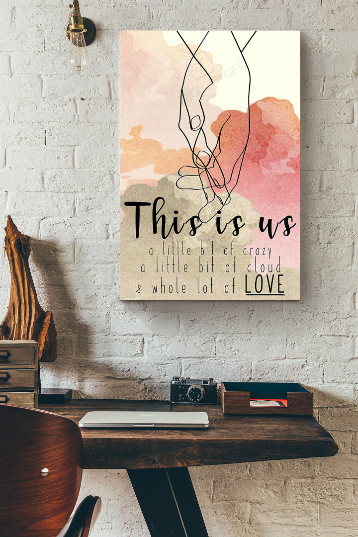 This Is Us Whole Lot Of Love Couple Canvas Painting Ideas, Canvas Hanging Prints, Gift Idea Framed Prints, Canvas Paintings Wrapped Canvas 8x10