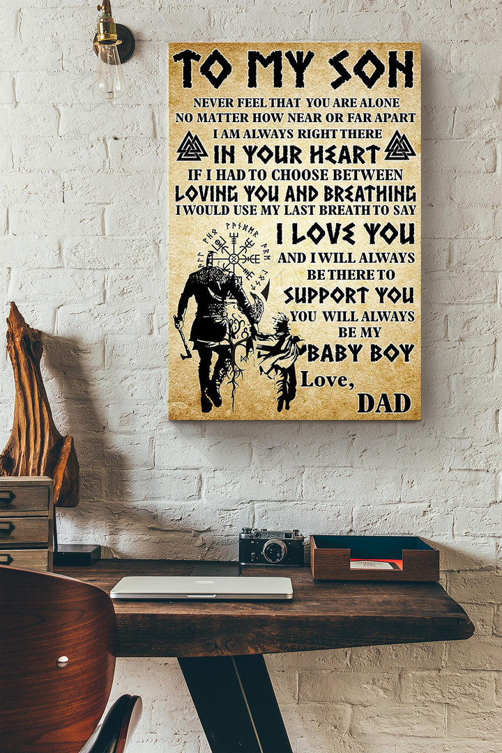 To My Son You Will Always Be My Baby Boy Wrapped Canvas Wrapped Canvas 8x10