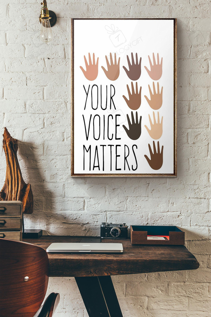 Your Voice Matters Canvas Painting Ideas, Canvas Hanging Prints, Gift Idea Framed Prints, Canvas Paintings Wrapped Canvas 8x10