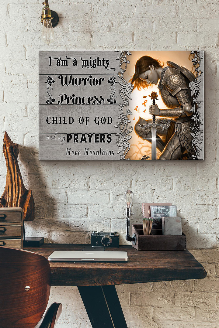 Valkyrie I Am A Mighty Warrior Princess Child Of God And My Prayers Move Mountains Canvas Painting Ideas, Canvas Hanging Prints, Gift Idea Framed Prints, Canvas Paintings Wrapped Canvas 8x10