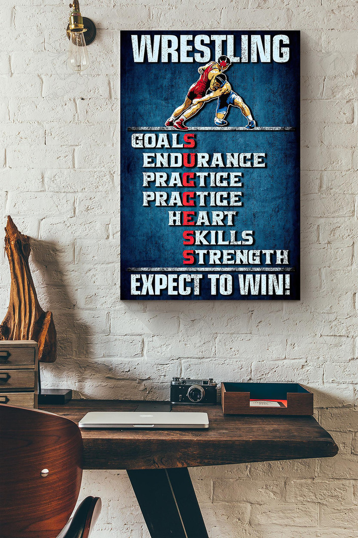 Wrestling Expect To Win Inspiration Canvas Painting Ideas, Canvas Hanging Prints, Gift Idea Framed Prints, Canvas Paintings Wrapped Canvas 8x10