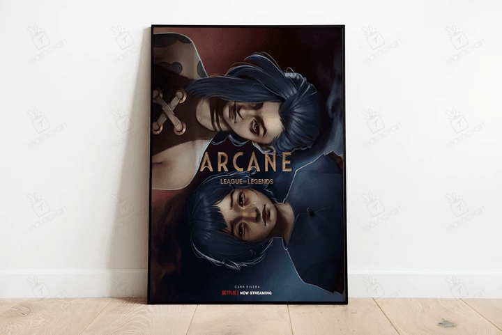 Arcane Poster League Of Legends Arcane Poster Jinx Vi Jayce Wall Art Arcane 2021 Tv Series Poster League Of Legends Home Decor Poster Art 6
