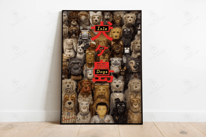 Isle Of Dogs Poster Wes Anderson Movie Isle Of Dogs Wall Art Isle Of Dogs Animation Bryan Cranston Edward Norton Scarlett Johansson Poster 2