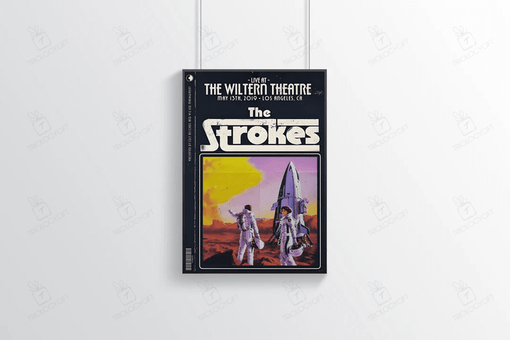 The Strokes Poster Music Poster Music Lovers Home Decor Wall Decor Famous Wall Art Vintage Poster