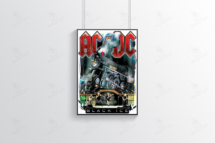 Ac/Dc Poster Music Poster Music Lovers Home Decor Wall Decor Famous Wall Art Vintage Poster