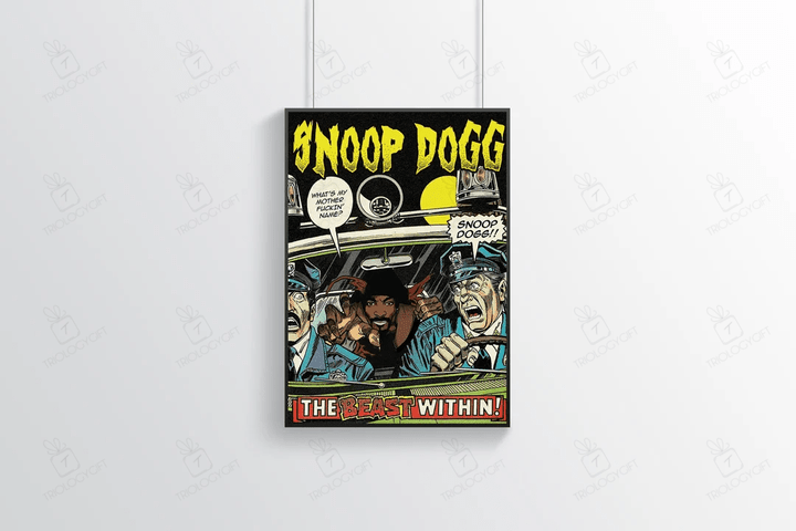 Snoop Dogg Poster Music Poster Music Lovers Home Decor Wall Decor Famous Wall Art Vintage Poster