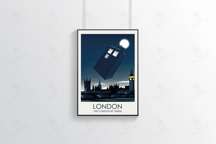 Tardis Poster Doctor Who Posters Movie Poster Series Poster Home Decor Wall Decor Famous Wall Art Vintage Poster