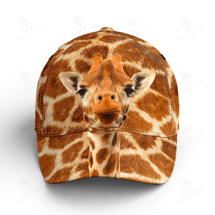 Giraffe Head And Body 3D Baseball Cap Funny Classic Hat - Unisex Sports Adjustable Cap - Gift For Men And Women