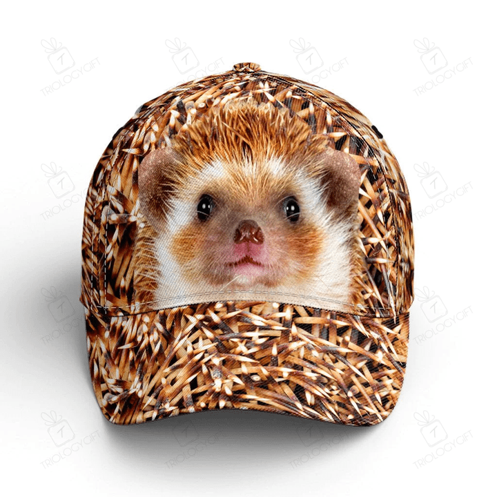 Hedgehog Head And Body 3D Baseball Cap Funny Classic Hat - Unisex Sports Adjustable Cap - Gift For Men And Women