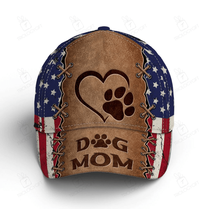 Dog Flag Art Grunge Baseball Cap Classic Hat - Unisex Sports Adjustable Cap - Best Gift For Dog Mom